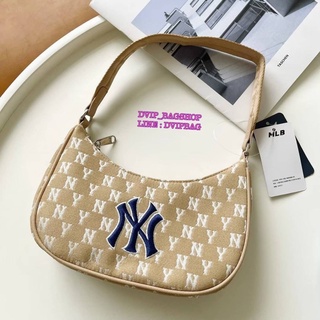 MLB JACQUARD MONOGRAM UNISEX HOBO BAG แท้💯% Factory outlet