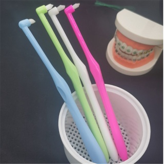 Oral care interdental brush L-shaped interdental brush (สุ่มสี)