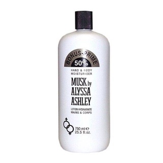 Alyssa Ashley Musk By Alyssa Ashley Hand and Body Lotion 750ml. ของแท้