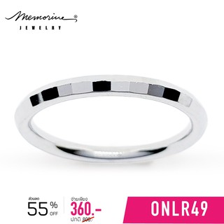 Memorine Jewelry แหวนเงินแท้ 925 : ONLR49