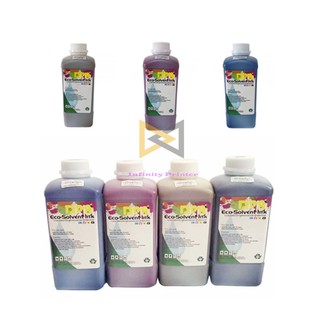 1 Year ECO Solvent Ink Epson DX4 / DX5 / DX6 / DX7 Series (Epson Roland Mimaki Mutoh Twinjet)