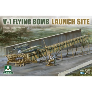 พลาสติก โมเดล ประกอบ TAKOM สเกล 1/35 V-1 FLYING BOMB LAUNCH SITE (2152)