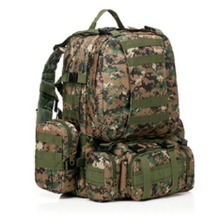 JUMBO TACTICAL CANVAS BAG PACK AL-TCB/DG (สีเขียวดิจิตอล)