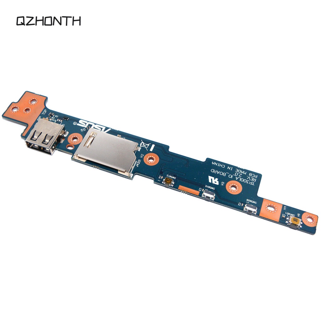 ใหม่ปุ่มสวิทช์ไฟ USB SD IO บอร์ด ASUS Q302LA TP300LA Q302L TP300LD TP300L