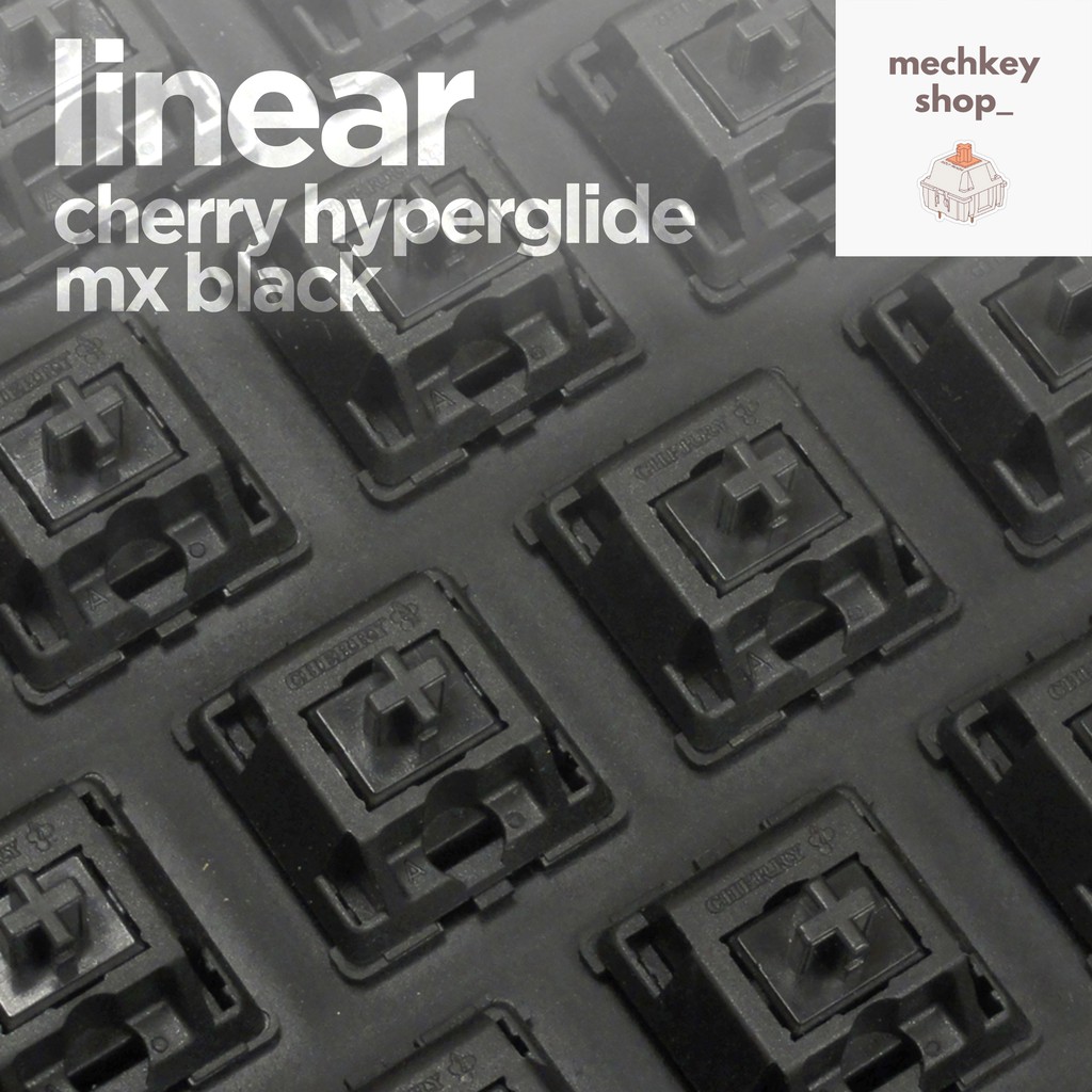 [Linear] Cherry Hyperglide MX Black | 83g | Mechanical Keyboard Switch สวิทช์คีย์บอร์ด