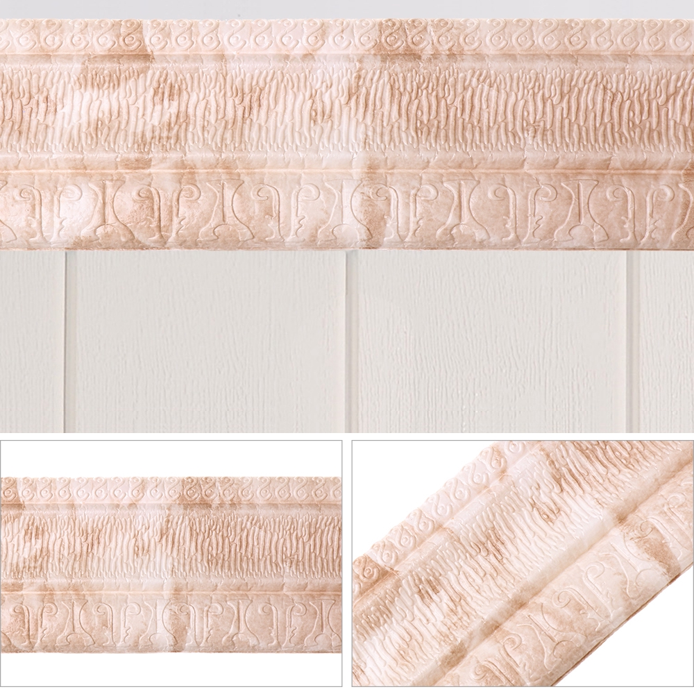 LY Wall Decoration DIY Edge Sticker 3D Solid Waterproof Wallpaper ...