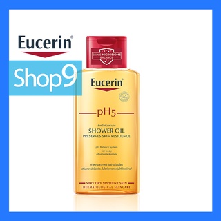 Eucerin pH5 Shower Oil 200 ml หมดอายุ 2024 ยูเซอริน พีเอช5 ชาวเวอร์ ออยล์ 200 มล.