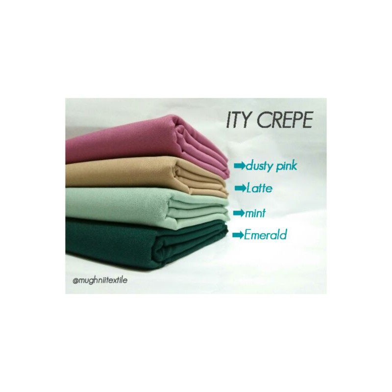 Ity Crepe Lady Zara Ity Crepe ผ้าพรีเมี่ยมสําหรับผู้หญิง