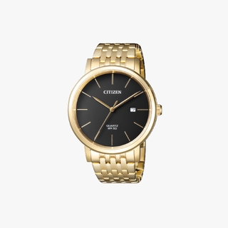 [ประกันร้าน] CITIZEN นาฬิกาข้อมือผู้ชาย รุ่น BI5072-51E AQ Mid Black Dial Gold รุ่น