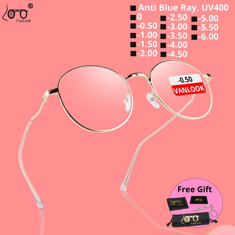 Jony Women Men Eyeglasses Vintage Ultra Light Frame Anti Blue Light Glasses Portable Jelly 1184