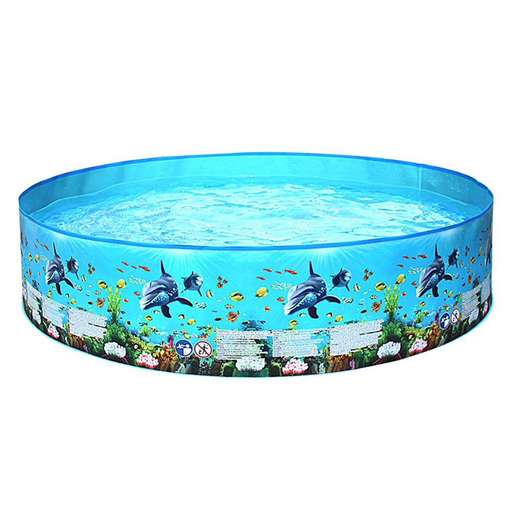 Portable Inflationfree Hard Plastic Swimming Pool Folding Pool Family
