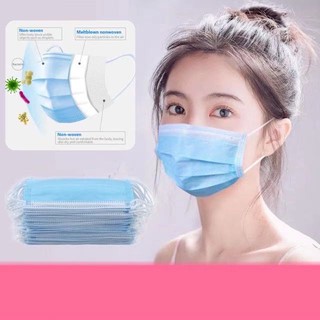 apautocarmat หน้ากากอนามัย นำเข้า กล่องละ 50 ชิ้น ป้องกันเชื้อโรค import surgical face mask