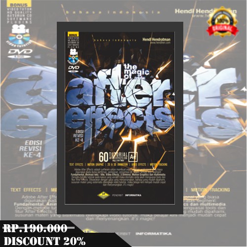 THE MAGIC OF ADBE AFTER EFFECT (ฉบับปรับปรุง 4) + ดีวีดี