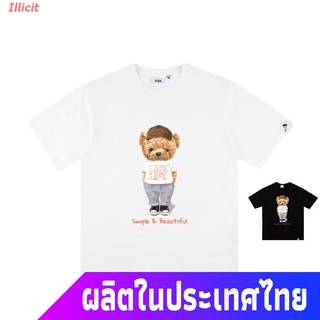 Illicit เสื้อยืดผู้ชายและผู้หญิง เสื้อยืดคอกลมแขนสั้นผ้าฝ้ายฤดูใบไม้ผลิฤดูใบไม้ผลิฤดูร้อน 2022 Triple A Harajuku สําหรับ