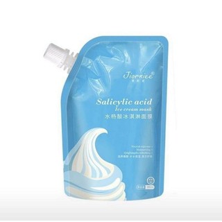 Salicylic acid Ice cream mask มาร์คไอติม ครีมพอกหน้าด้วยกรดซาลิไซลิก 300 มล.