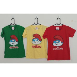 เสื้อยืดลายการ์ตูนหลากสี