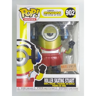 Funko Pop Minions The Rise of Gru - Roller Skating Stuart [Metallic] #902