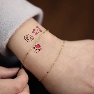 สติกเกอร์ แทททู รอยสัก นำเข้า ลายเล็ก  2 แผ่น 19 ** tattoo sticker กันน้ำ