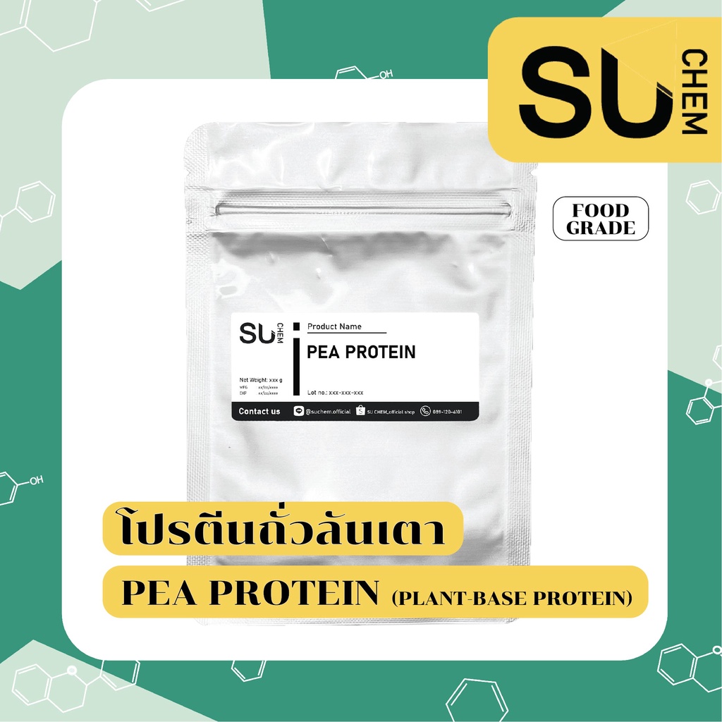 Pea Protein โปรตีนถั่วลันเตา โปรตีนพืช (PlantBase Protein)โปรตีน