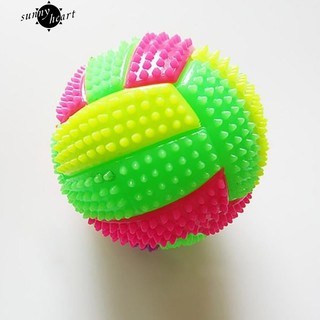 sunnyheart เสียงไฟ LED Bouncy Ball ตลกเด็กสัตว์เลี้ยงสุนัขของเล่น