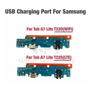 บอร์ดพอร์ตชาร์จ USB สายเคเบิลอ่อน แบบเปลี่ยน สําหรับ Samsung Galaxy Tab A7 Lite SM-T225 T220