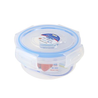 กล่องอาหารกลม 0.25 ลิตร SUPER ลิตรOCK 6002  FOOD CONTAINER SUPER LOCK 6002 0.25L ROUND