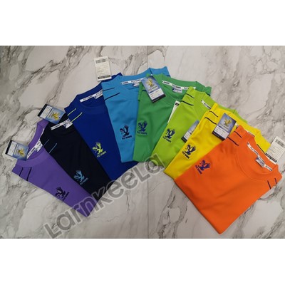 A970 เสื้อกีฬา คอกลม สีล้วน ยี่ห้อ Fly Hawk (Set 1) ออกกำลังกาย ของแท้ 100%
