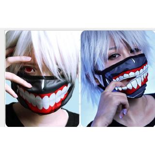 ในไทย ถูกที่สุด ผ้าปิดปาก โตเกียวกูล คาเนกิ เคน Kaneki Ken Tokyo Ghoul แบบ มีซิป,