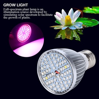 60W 60LED Full Spectrum Plant Grow Light Lamp Bulb for Plant Hydroponic Flower Planting Cultiva