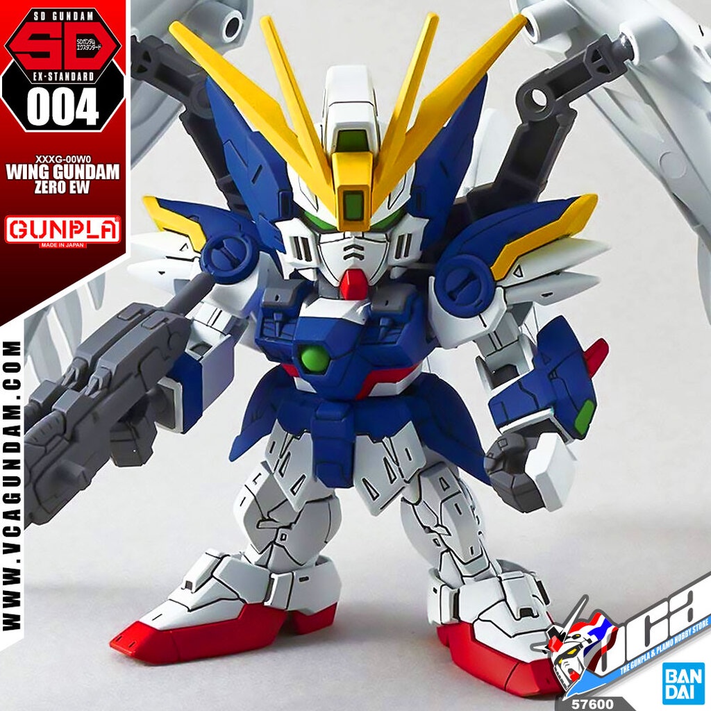 VCA BANDAI GUNPLA SD EX-STANDARD SDEX WING GUNDAM ZERO EW ประกอบ หุ่นยนต์ โมเดล กันดั้ม กันพลา ของเล่น