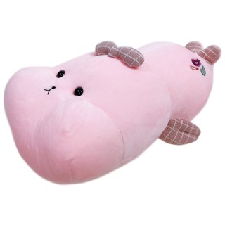 ตุ๊กตาปลาวาฬแก้มป่อง นุ่มนิ่ม น่ารัก ขนาด 50 ซม. มี 2 สี นิ่มมาก พร้อมส่ง