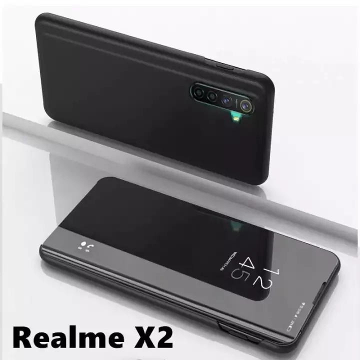 เคสเปิดปิดเงา Case Realme X2 เคสเรียวมีX2 เคส RealmeX2 Smart Case เคสฝาเปิดปิดเงา เคสตั้งได้ เคสกันกระแทก case realmext