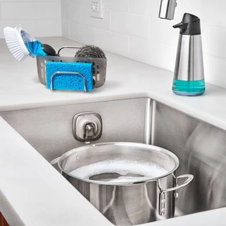 OXO ที่วางฟองน้ำแขวนฝาผนัง ขนาดใหญ่ I OXO GG StrongHold Suction Sink Caddy ของแท้ 100%