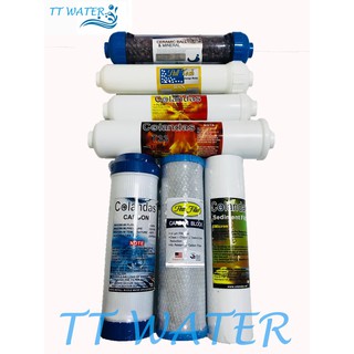 TT WATER ชุดไส้กรองน้ำ 7 ขั้นตอน รุ่น Premium Filter  ( ไส้ CO - 7 ขั้นตอน )