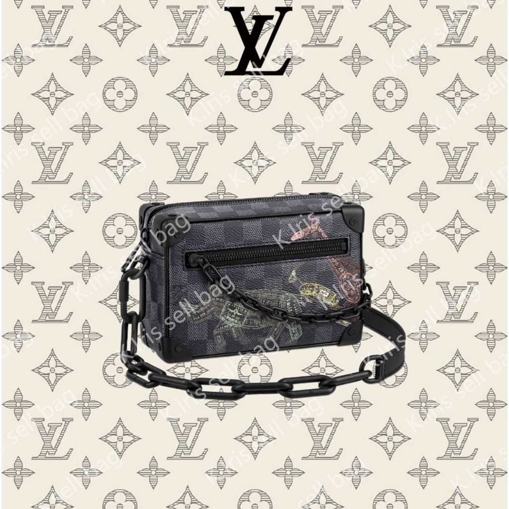 Louis Vuitton/ LV/ MINI SOFT TRUNK กระเป๋าถือ สีดำ