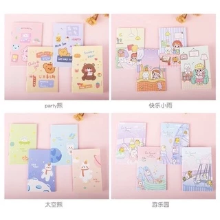 GTRmallshop HY743(ร้านไทย)สมุดโน๊ต(12ลาย) เล่มเล็กพกสะดวกมีลายเส้น (เครื่องเขียนกระดาษ)
