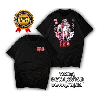 คอลูกเรือเสื้อยืด พิมพ์ลาย One PIECE FILM RED ONEPIECE UTA คุณภาพดี สําหรับเด็ก และผู้ใหญ่S-5XL