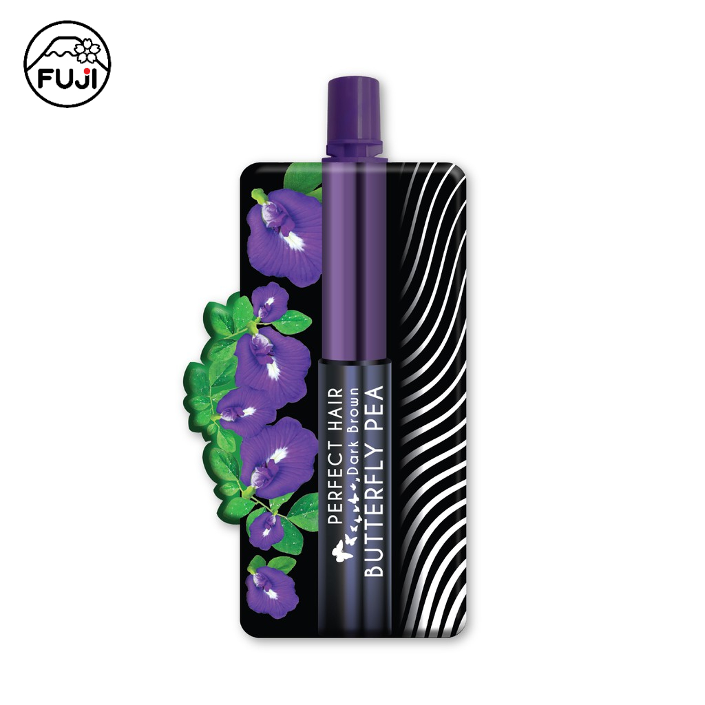 เมจิ อัญชัน บัตเตอร์ฟลาย พี เพอร์เฟค บราวน์ แฮร์ เซรั่ม3ก.MEIJI BUTTERFLY PEA PERFECT BROWN HAIR SERUM