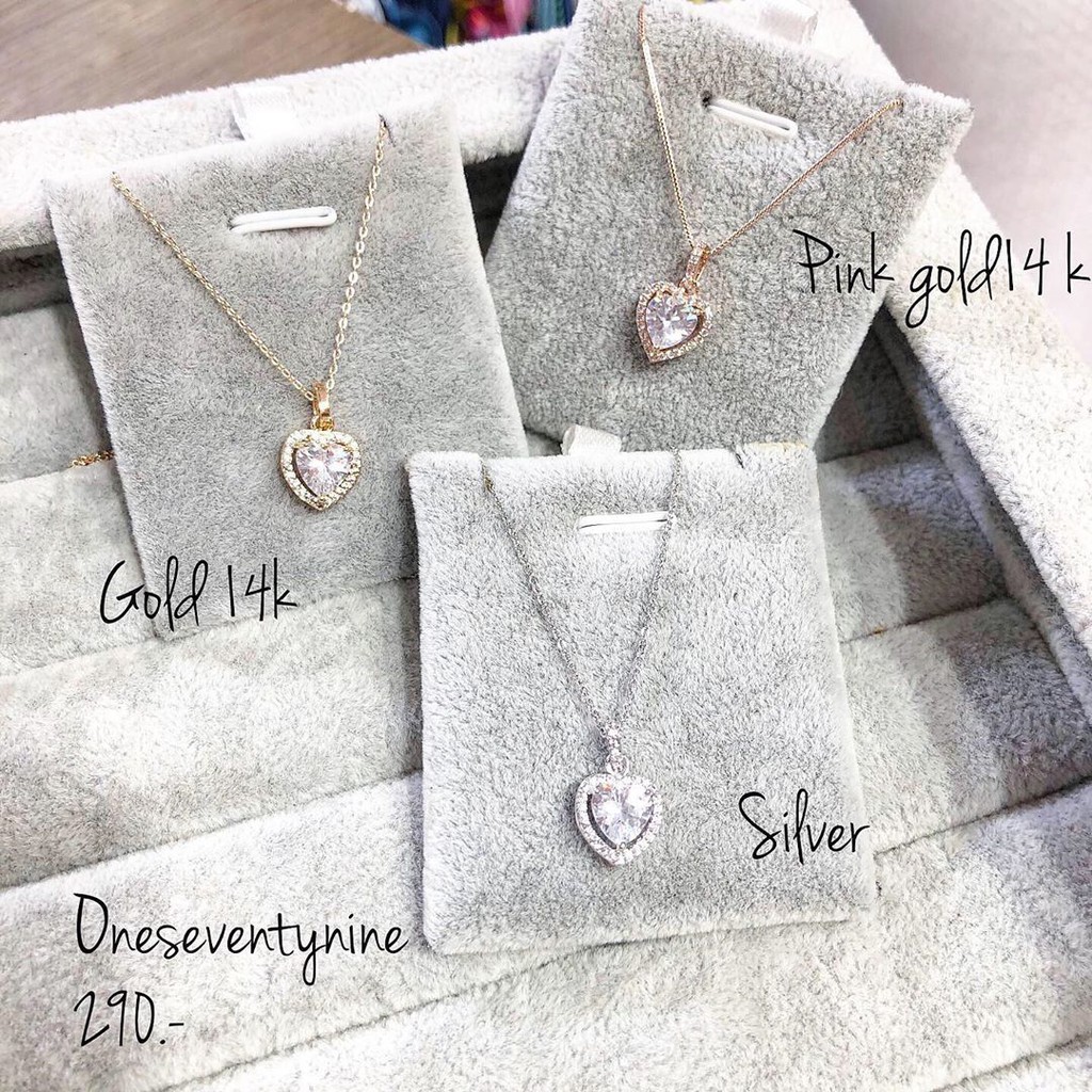 OneSeventyNine สร้อยคอพร้อมจี้เพชร CZ รุ่น OSN720