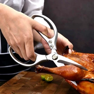 กรรไกรทำครัว ใช้ตัดอาหาร kitchen scissors สำหรับตัดไก่ ตัดเนื้อ ไม่เป็นสนิม Simple Thailand