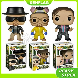 ของเล่นฟิกเกอร์ไวนิล funko pop breaking bad - walter white heisenberg saul goodman สําหรับสะสม