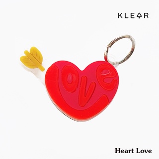 KlearObject Healthy Stick-Heart Love ที่กดปุ่มอนามัย ที่กดลิฟท์ ATM แท่งกดปุ่มอะคริลิค-หัวใจสีแดง : K516