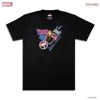 VATANA - เสื้อยืดแขนสั้น สีดำ พิมพ์ลาย THOR: PARTY | Glow in the dark