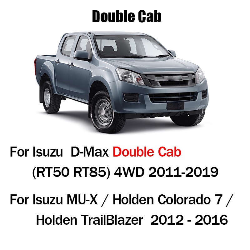 4PCS Mud Flaps Mudguards Splash Guards Fender สําหรับ ISUZU D-MAX DMAX MU-X RT50 RT85