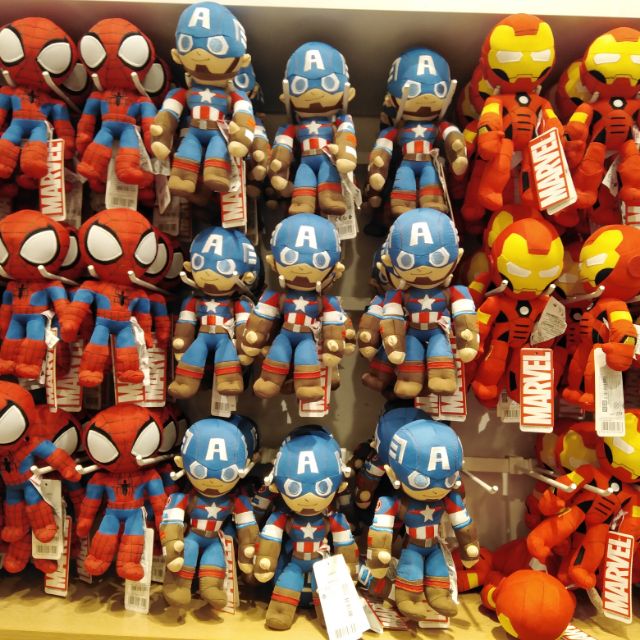 ตุ๊กตา​ The Adventure​ ของแท้จากมินิโซ ตุ๊กตา Marvel​ x Miniso ตุ๊กตา Spiderman Ironman Captain Amer