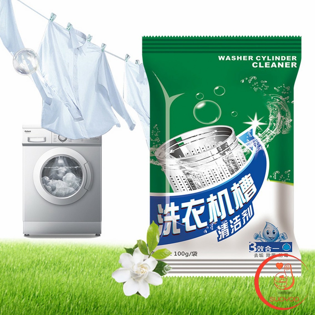 ผงล้างเครื่องซักผ้า  ผงทำความสะอาดเครื่องซักผ้า  Washing Machine Cleaner Powder