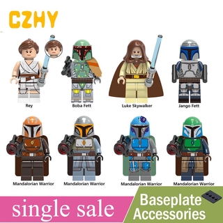 Stars WARS ฟิกเกอร์ Boba Fett Mandalorians Luke Skywalker ขนาดเล็ก ของเล่นสําหรับเด็ก G0102