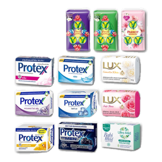 ⚡️Flash Sale 1.-⚡️ สบู่ก้อน Lux Protex นกแก้ว Baby Mild Dettol