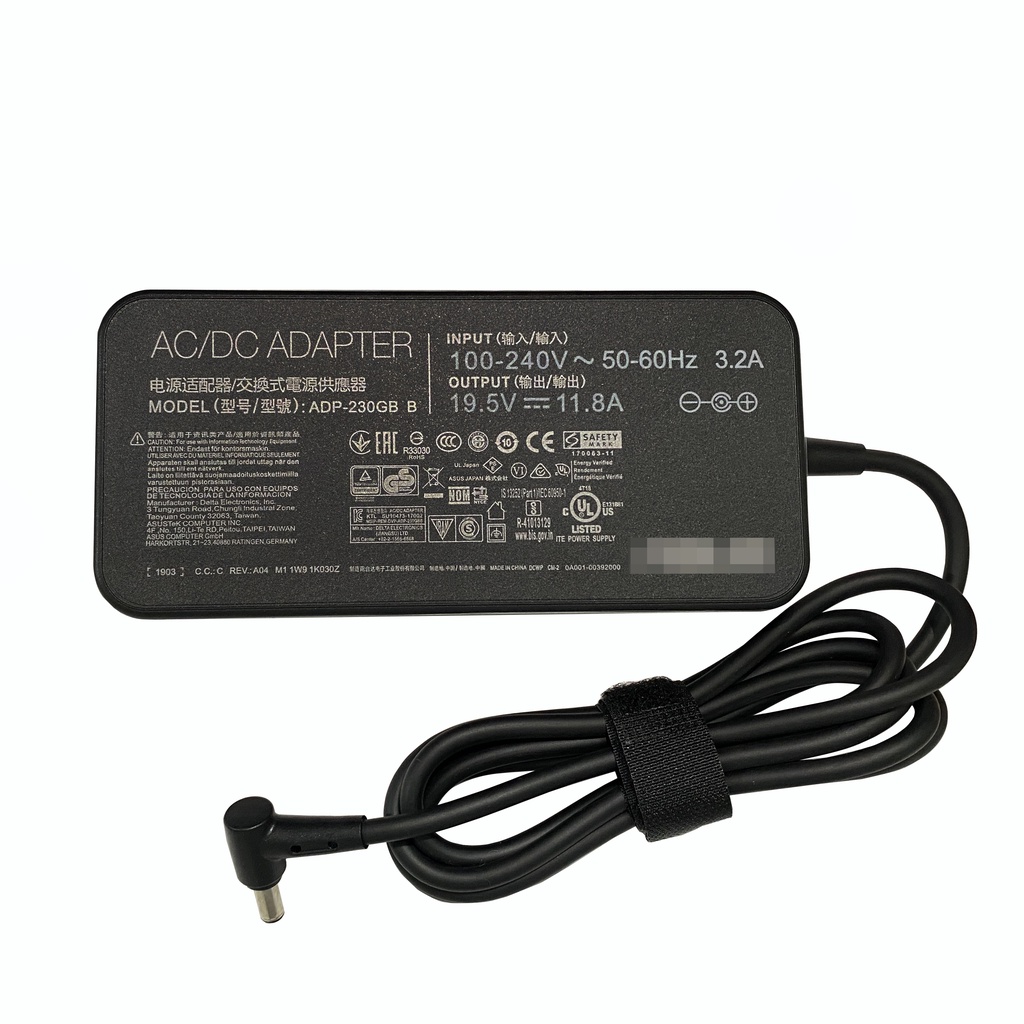 alFOR ASUS 19.5V 11.8A 230W ADP-230GB B 6.0X3.7mm Laptop AC Adapter Charger GL702 GL703 FA506 GL702V