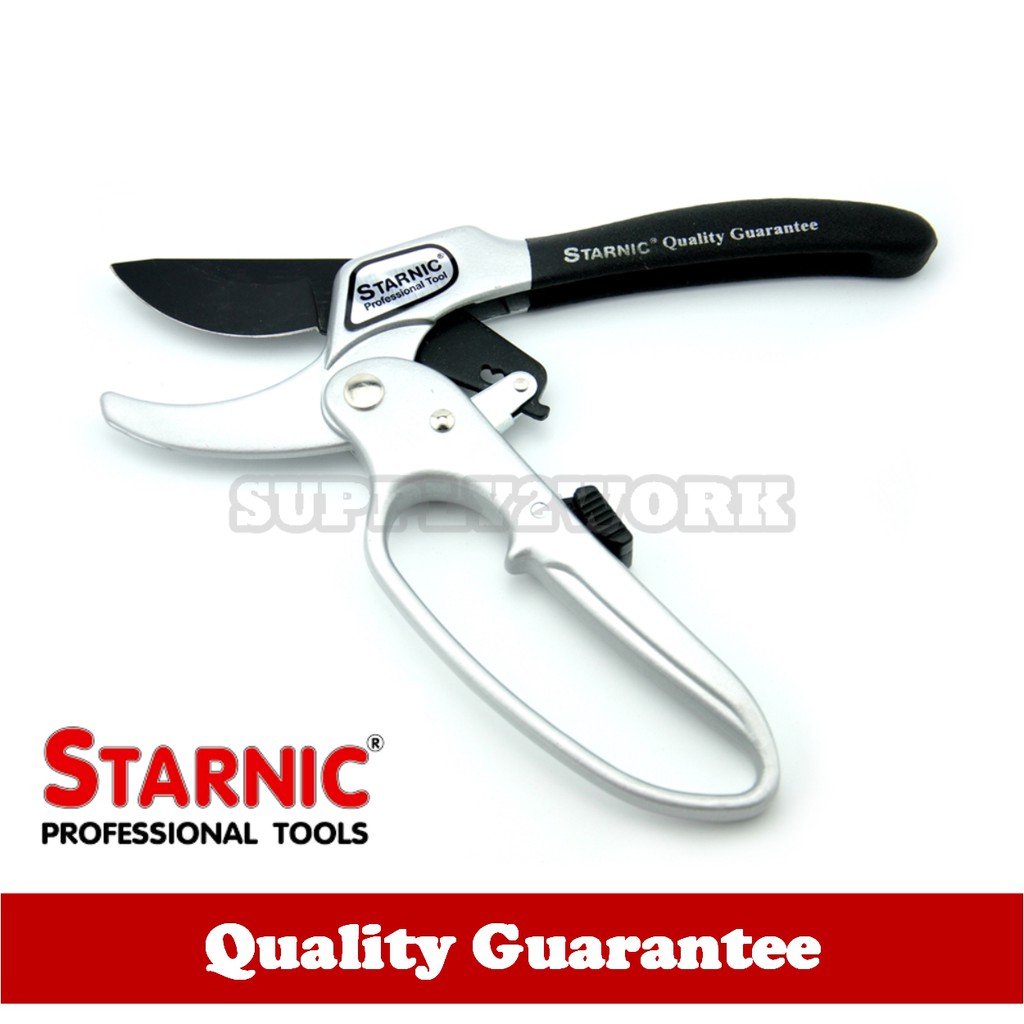 STARNIC รุ่น KSN-686 กรรไกรตัดกิ่ง อย่างดี กรรไกรตัดกิ่งไม้ แบบ 2 จังหวะ ช่วยทุ่นแรงในการตัดกิ่งไม้